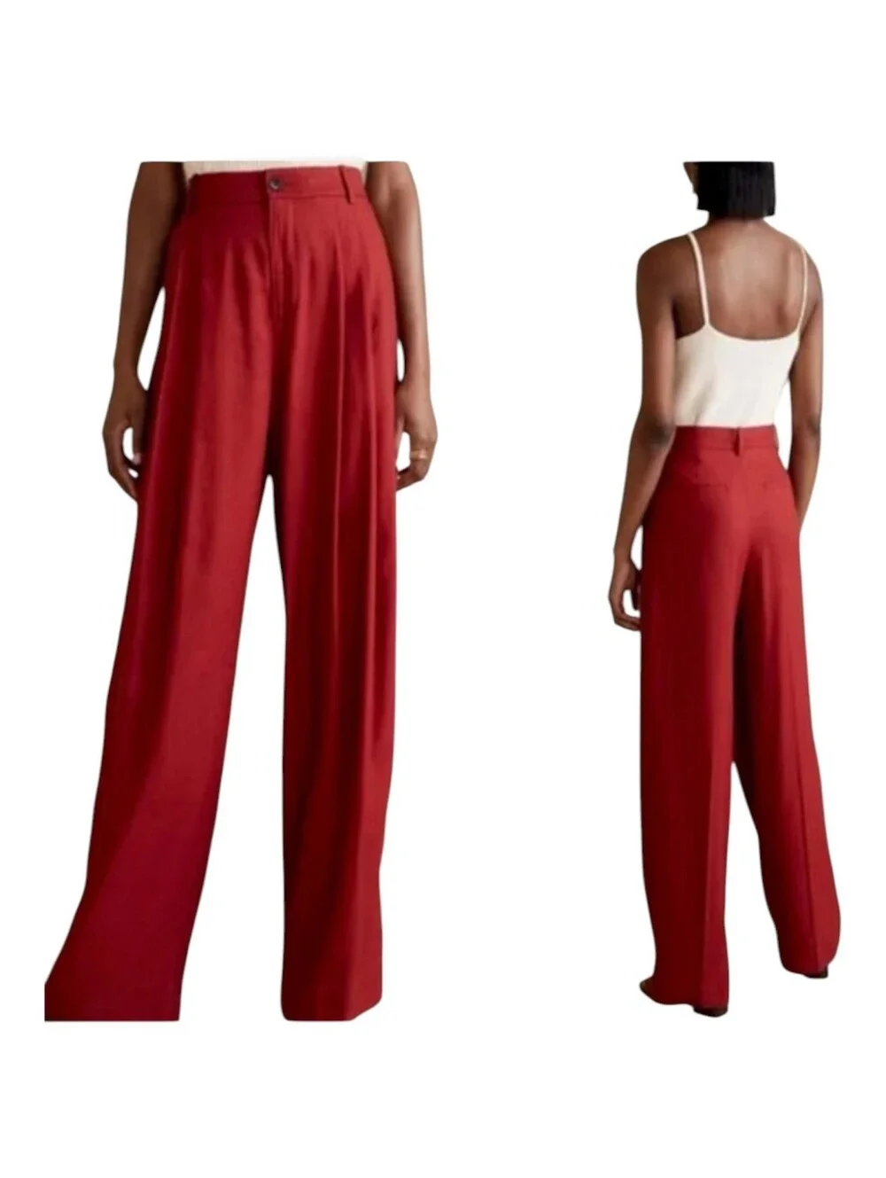 Banana Republic Pants Linen Blend Rust Size 16